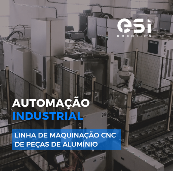 Automação Industrial: Linha de Maquinação CNC para Peças De Alumínio 1