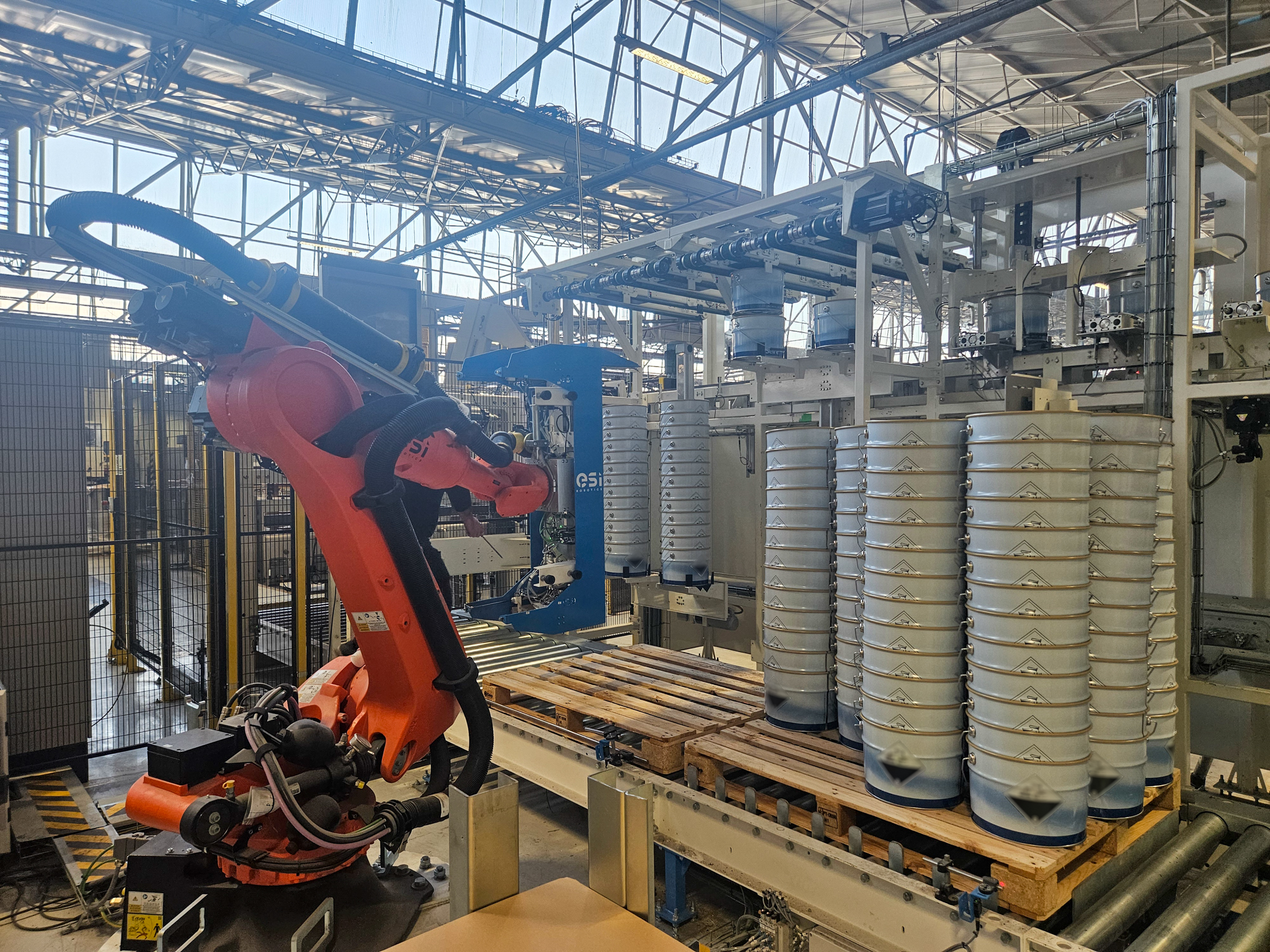 Paletização Robotizada de Baldes 0