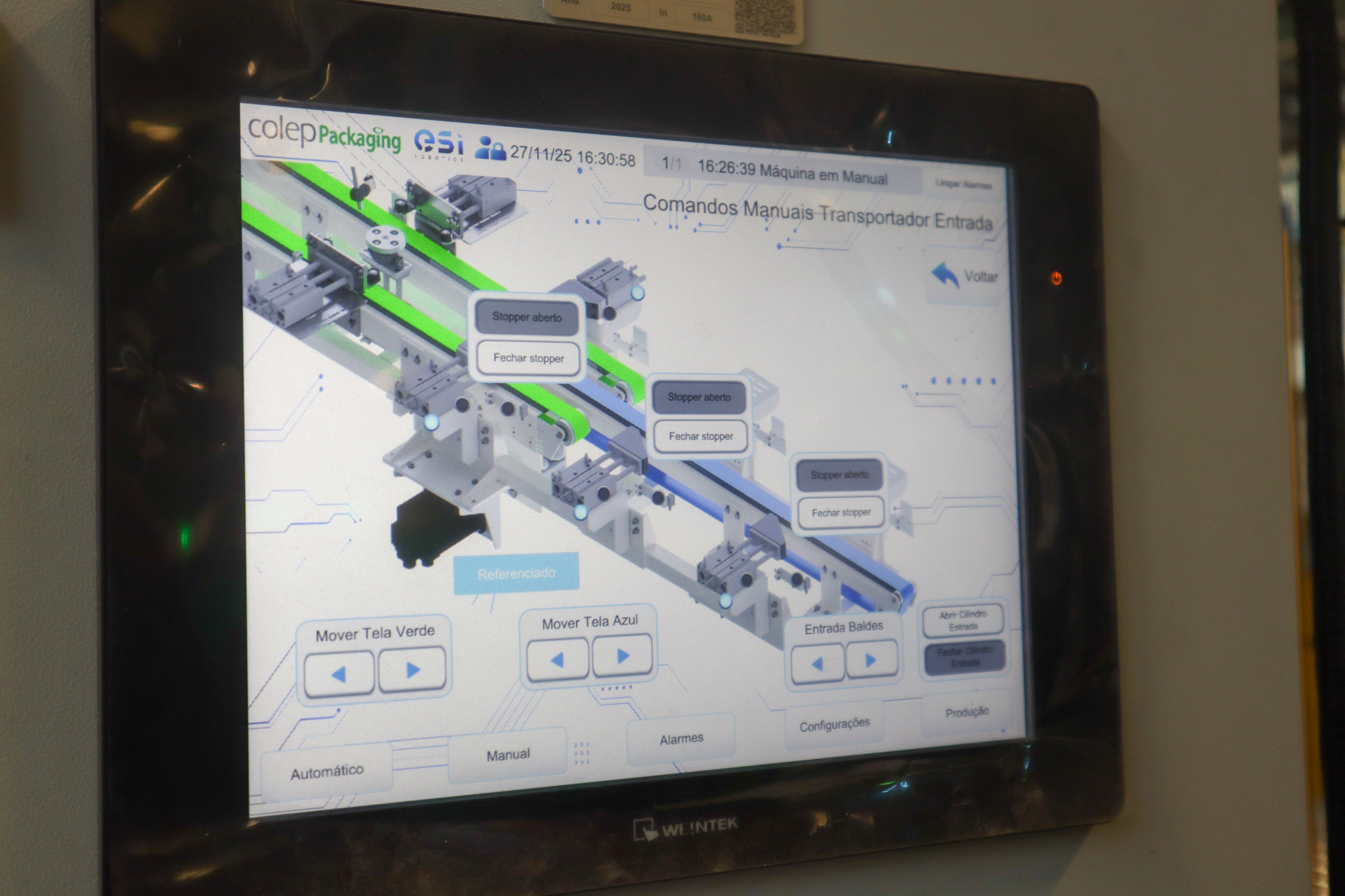 Célula Robotizada para Paletização de Baldes: Case Study ESI 6