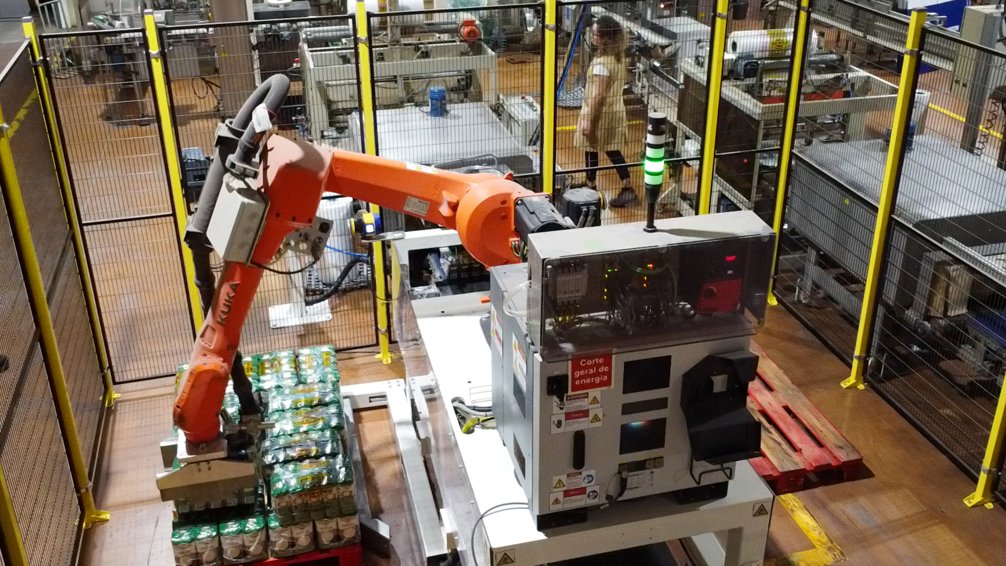 Paletização Robotizada de Arroz 1