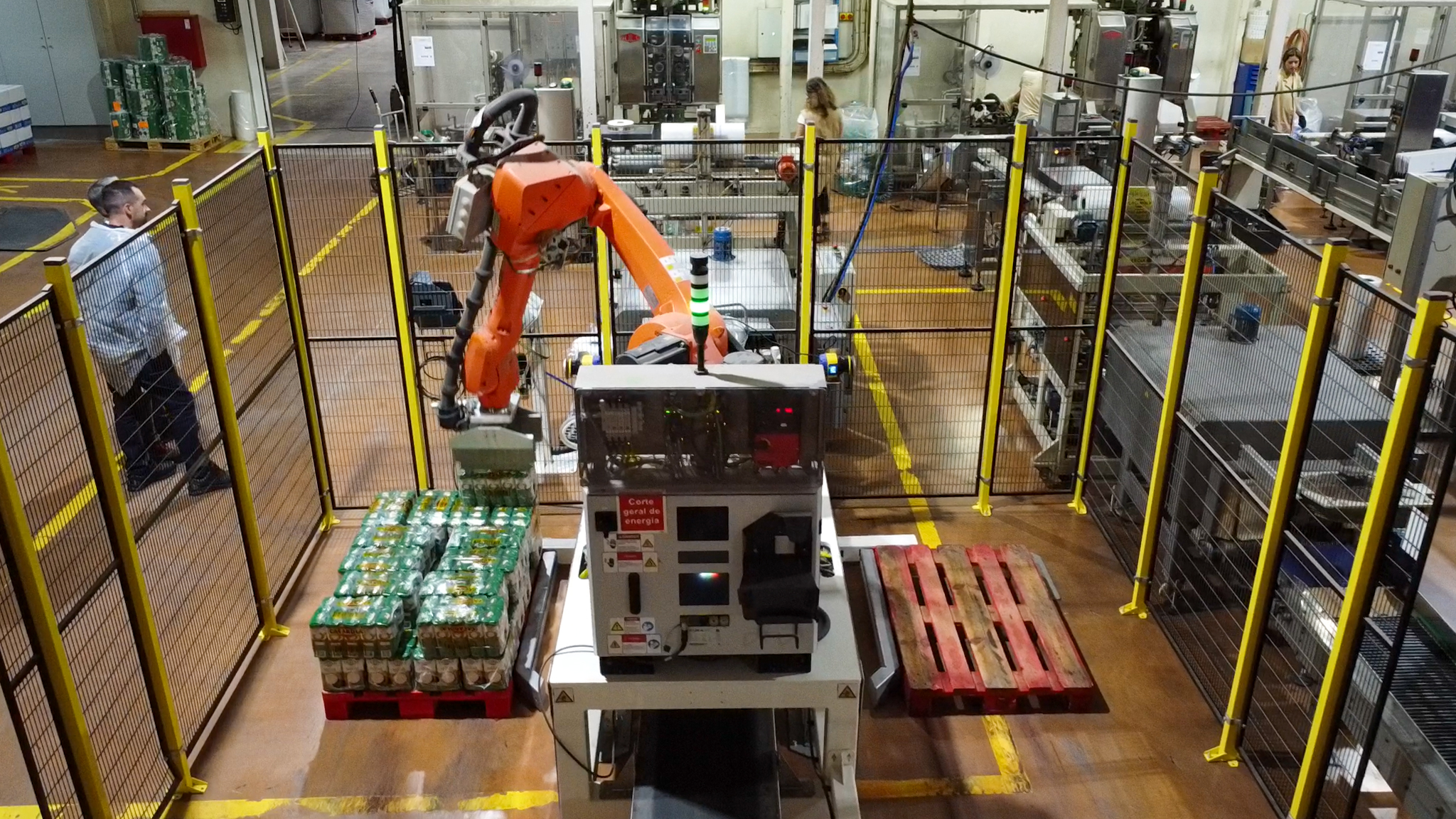 Paletização Robotizada de Arroz
