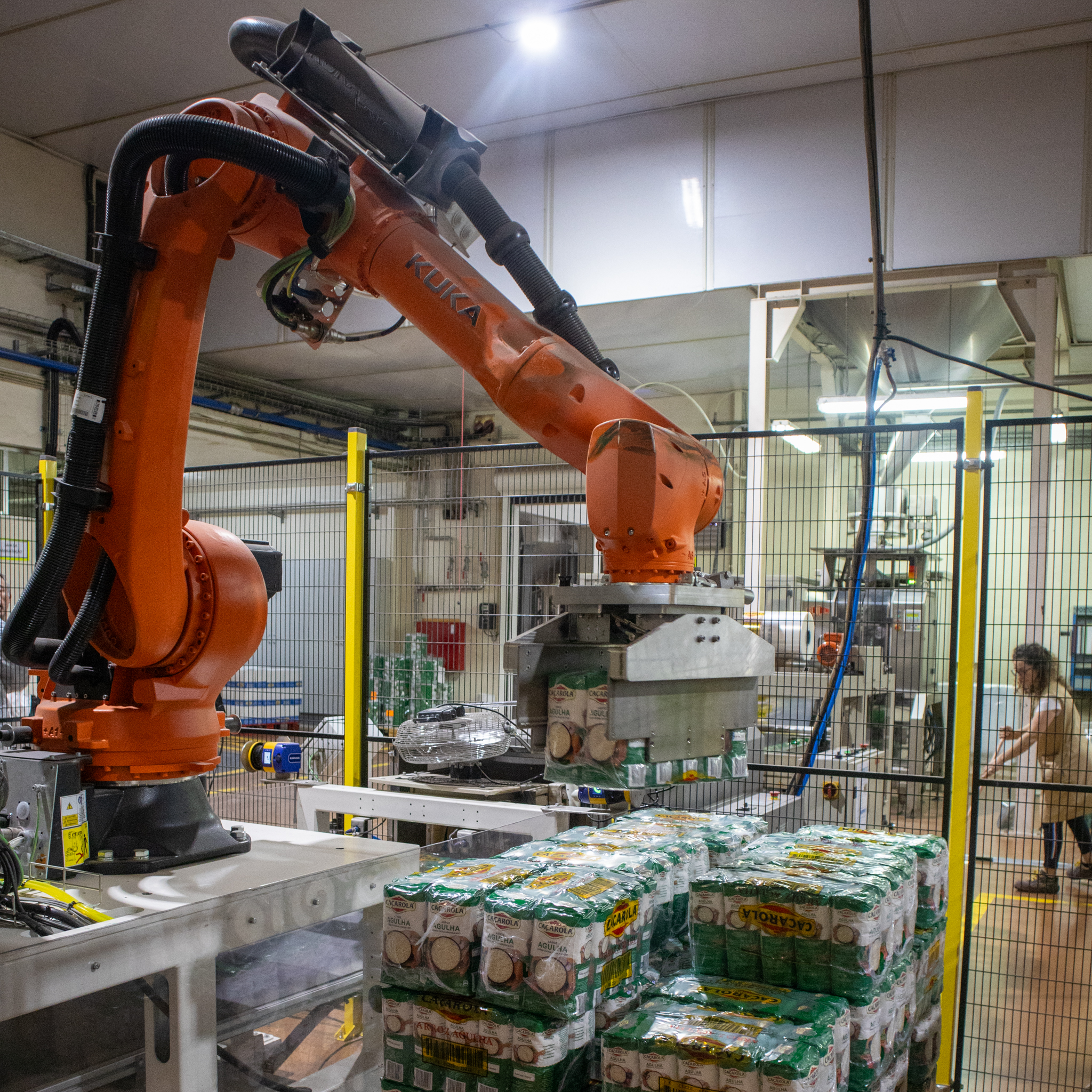 Paletização Robotizada de Arroz 3