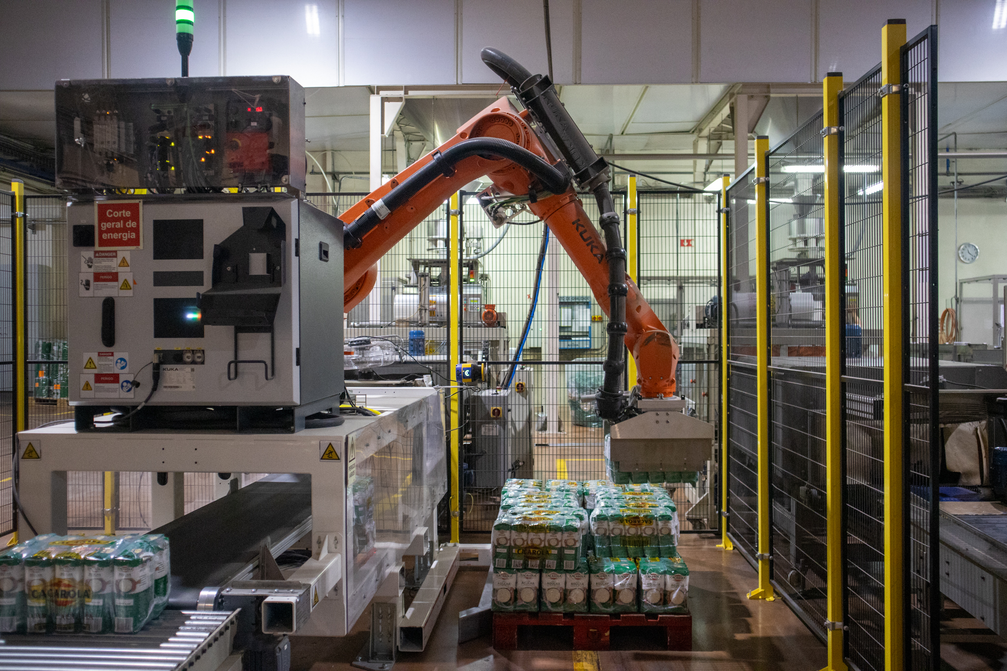 Paletização Robotizada de Arroz no Setor Alimentar | Case Study ESI 8